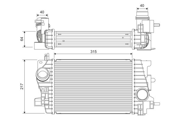 Kompressoriõhu radiaator