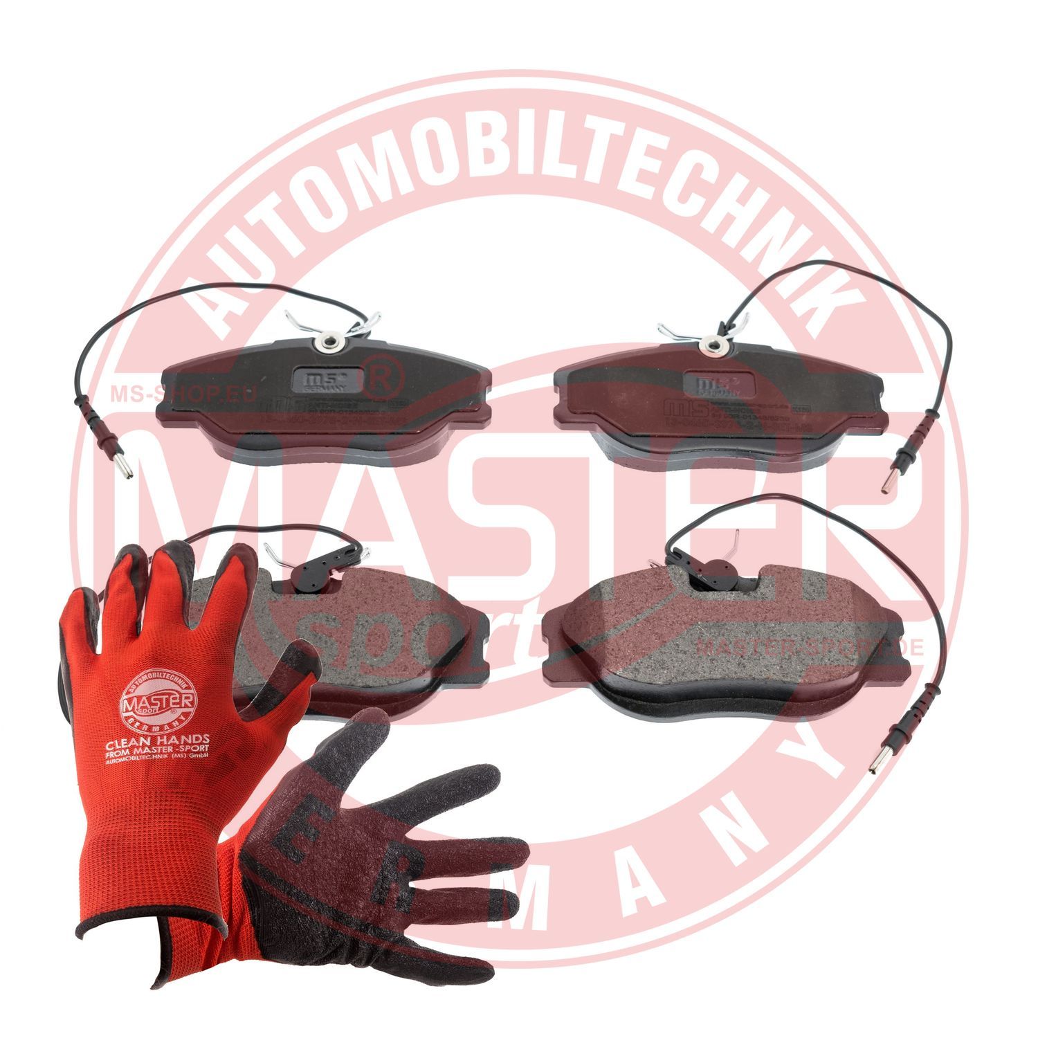 Zestaw klocków hamulcowych, hamulce tarczowe MASTER-SPORT GERMANY 13046029782N-SET-MSP