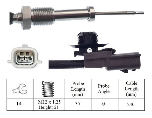 czujnik, temperatura spalin LUCAS LGS7069