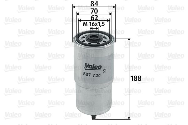Palivový filter VALEO 587724