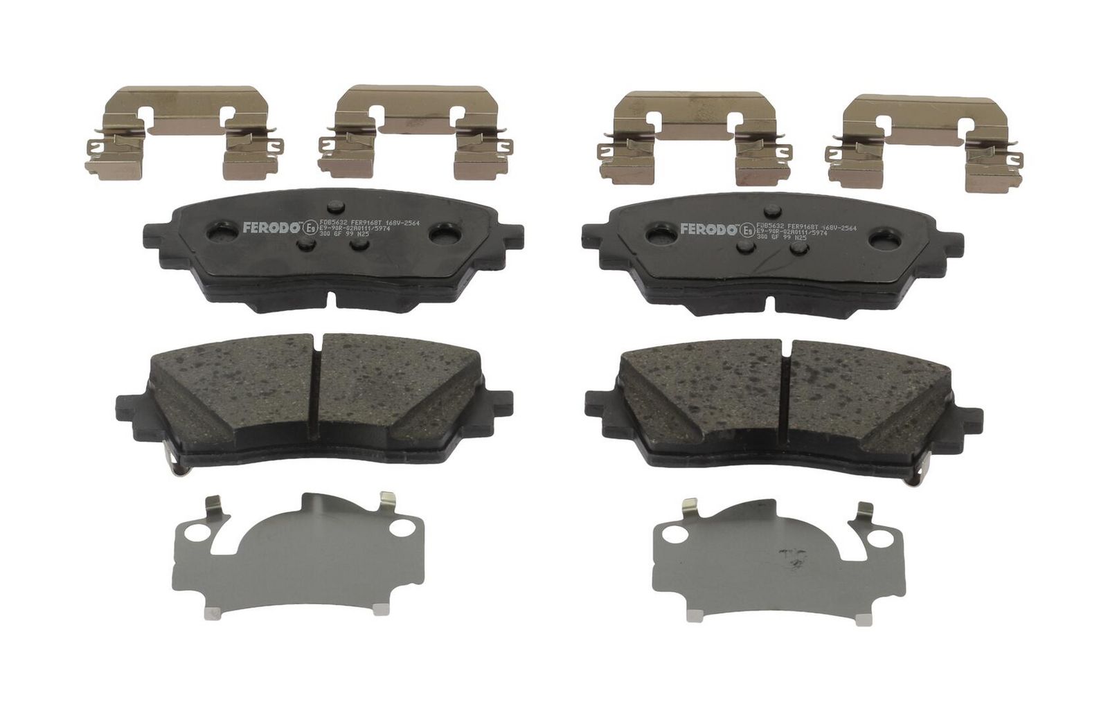 set placute frana,frana disc FERODO PREMIER ECO FRICTION FDB5632
