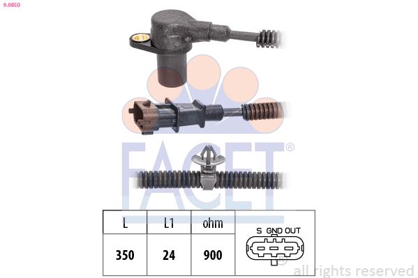 Senzor impulsuri, arbore cotit FACET Made in Italy - OE Equivalent 9.0850
