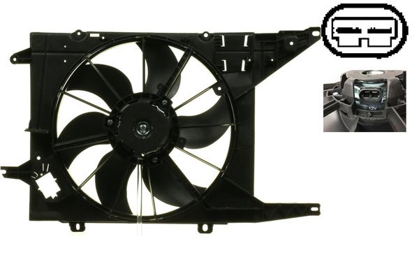 Wentylator, chłodzenie silnika MAHLE CFF 327 000S