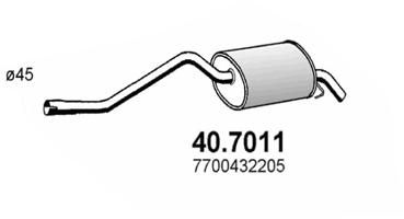 Tłumik końcowy ASSO 40.7011