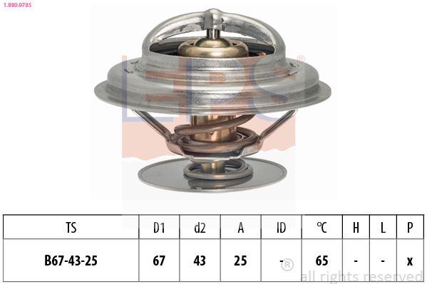 Termostat, środek chłodzący EPS 1.880.978S