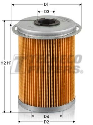 Filtr paliwa TECNECO FILTERS GS0302