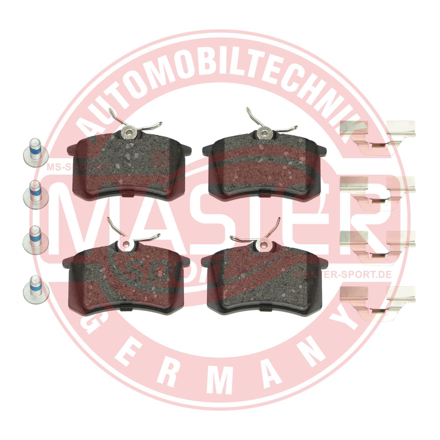 Zestaw klocków hamulcowych, hamulce tarczowe MASTER-SPORT GERMANY 13046026232N-SET-MS