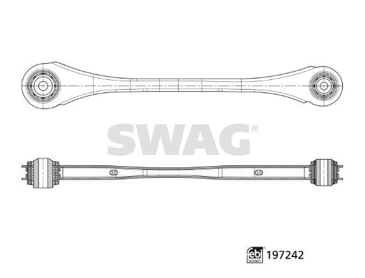 Wahacz, zawieszenie koła SWAG 33112524