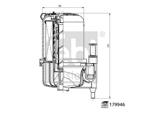 Filtr paliwa FEBI BILSTEIN 179946