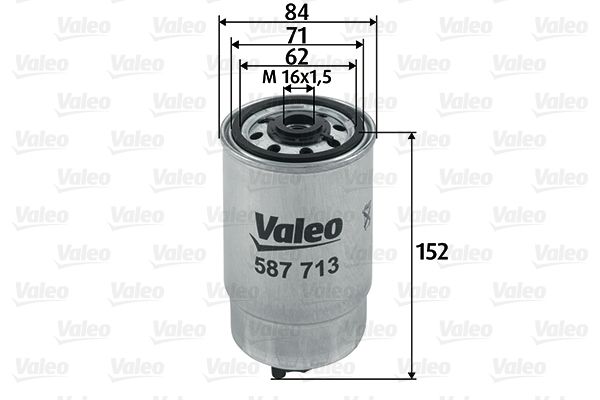 Palivový filtr VALEO 587713