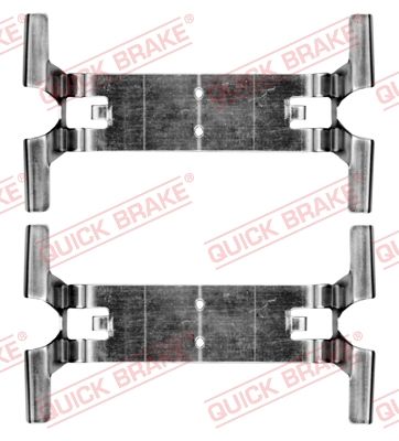 Set accesorii, placute frana QUICK BRAKE 109-0204
