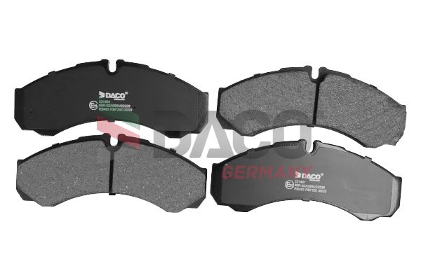Zestaw klocków hamulcowych, hamulce tarczowe DACO GERMANY 321401