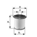 Filtr paliwa PZL FILTERS WP418X