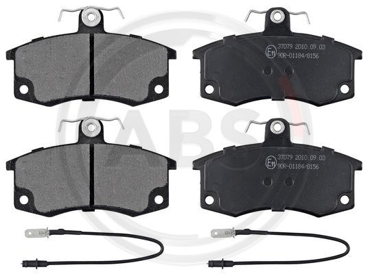 Zestaw klocków hamulcowych, hamulce tarczowe A.B.S. 37079