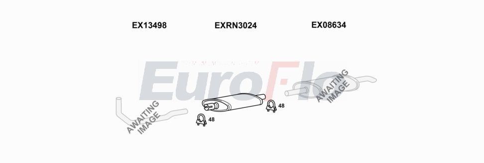 Układ wydechowy EUROFLO RNMAS24D7004