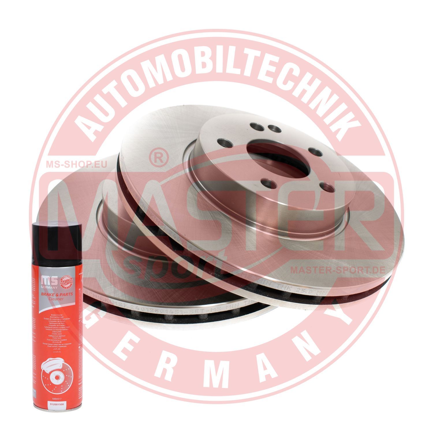 Tarcza hamulcowa MASTER-SPORT GERMANY 24012801451-SET-MSP
