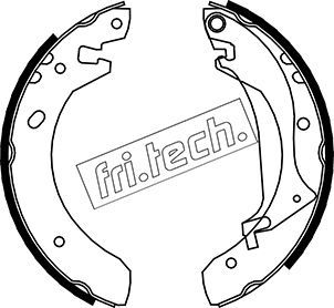 Zestaw szczęk hamulcowych FRI.TECH. 1092.306