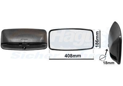 Vnější zpětné zrcátko VAN WEZEL 8222