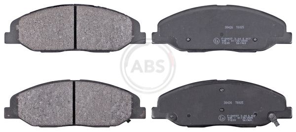 set placute frana,frana disc A.B.S. 38426