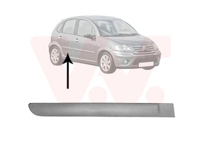 Listwa ozdobna / ochronna, drzwi VAN WEZEL 0925426