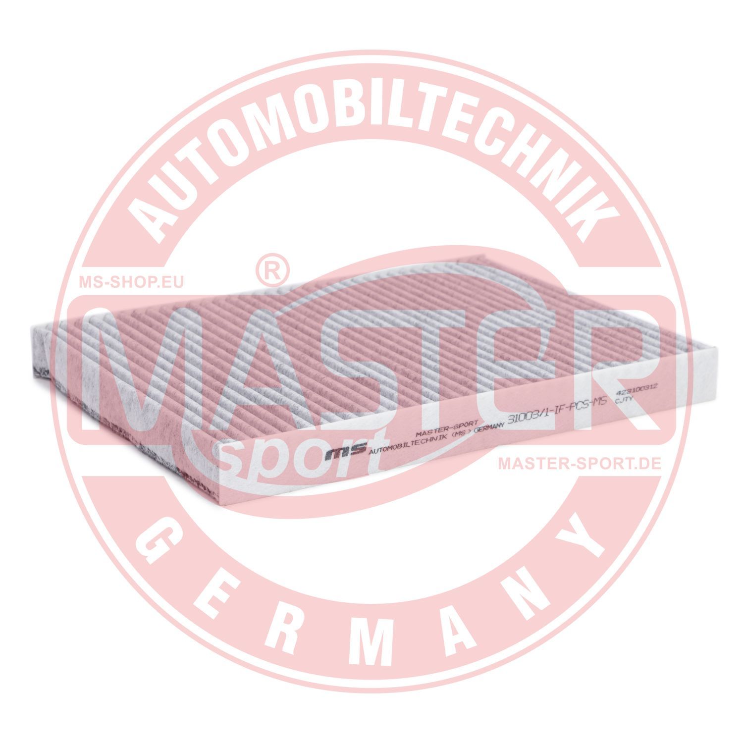 Filtr, wentylacja przestrzeni pasażerskiej MASTER-SPORT GERMANY 31003/1-IF-PCS-MS
