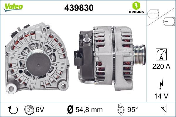 Generator / Alternator VALEO 439830