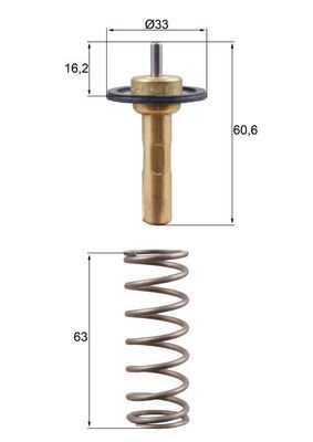 Termostat chladenia MAHLE TX 311 90D