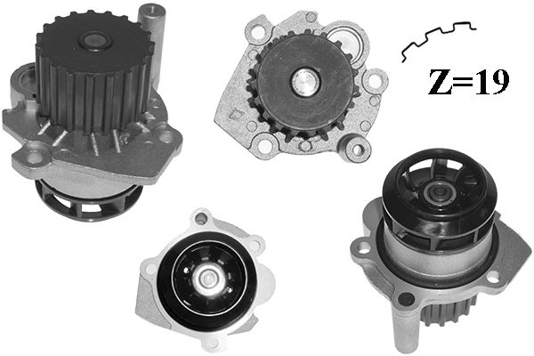 Pompe à eau, refroidissement du moteur