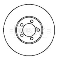 Tarcza hamulcowa BORG & BECK BBD4117