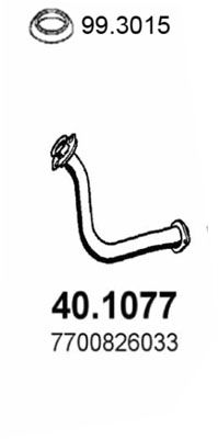 Rura wydechowa ASSO 40.1077
