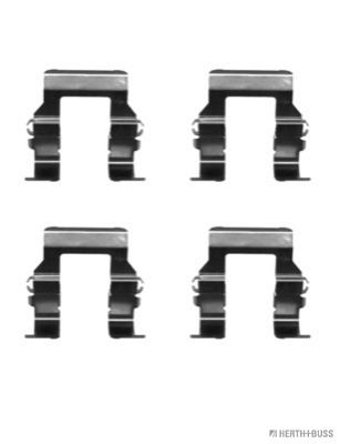 Zestaw akcesoriów, klocki hamulcowe HERTH+BUSS JAKOPARTS J3665012