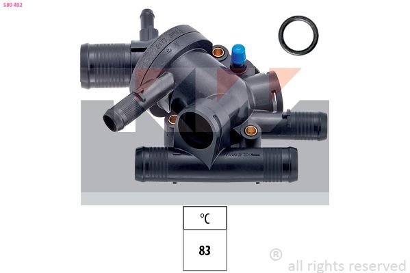 Termostat, środek chłodzący KW 580 492