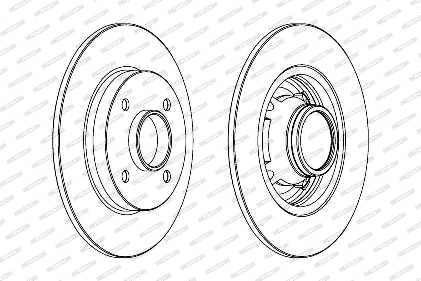 Disc frana FERODO DDF1564C-1