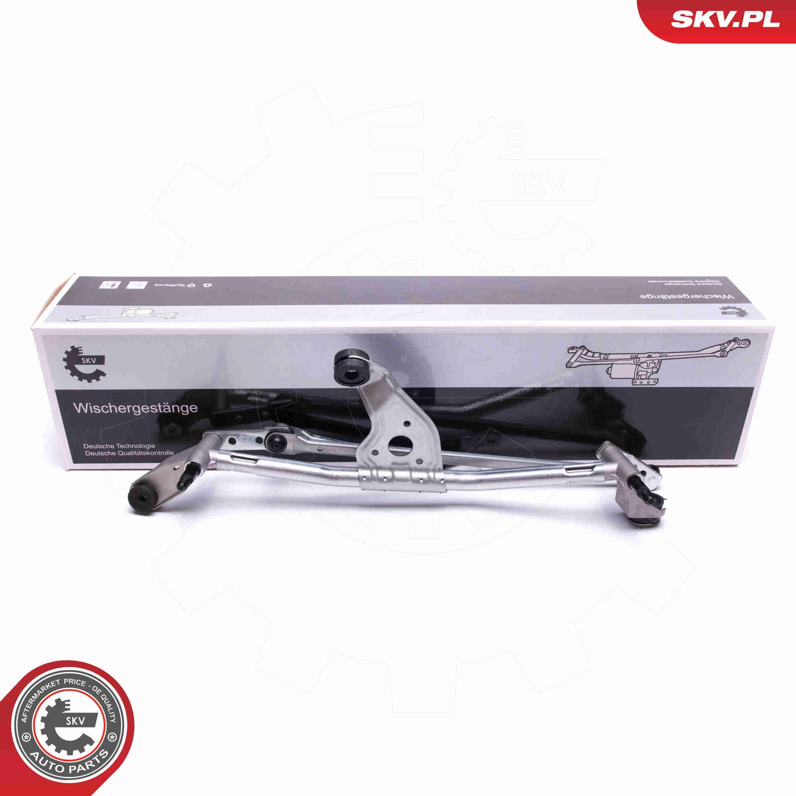 Система тяг и рычагов привода стеклоочистителя