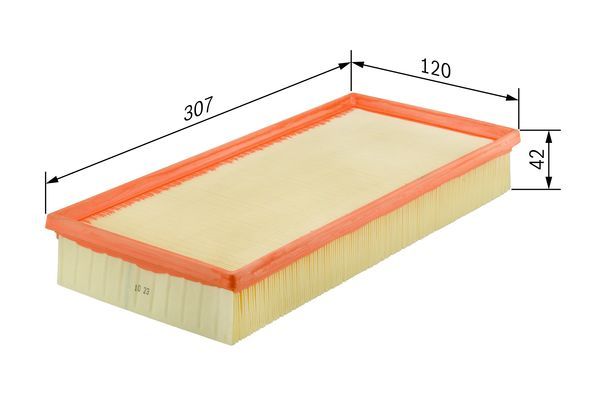 Filtr powietrza BOSCH 1 457 433 581