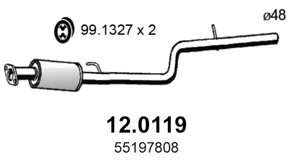 Katalizator ASSO 55197808