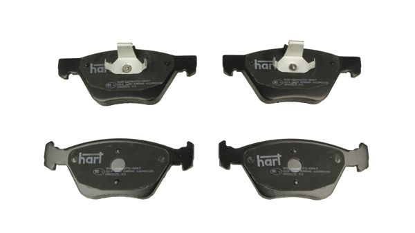 Zestaw klocków hamulcowych, hamulce tarczowe HART 221 088