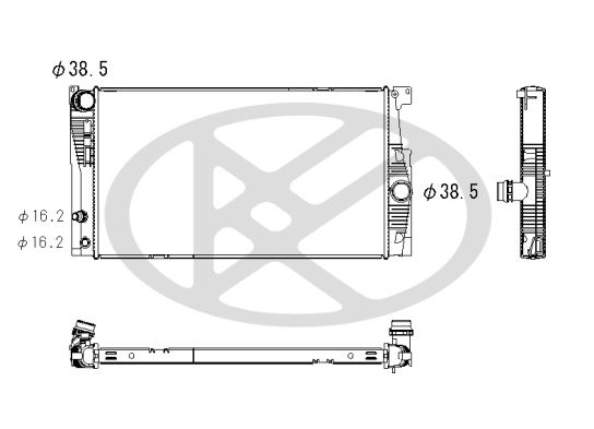 Radiator, racire motor KOYORAD PL422956