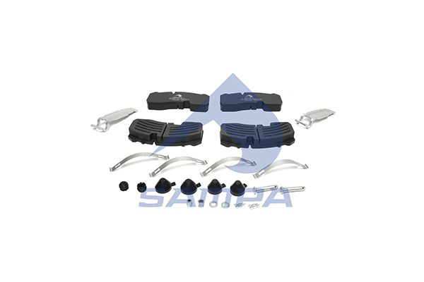 set placute frana,frana disc SAMPA 096.616