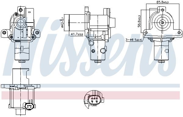 Supapa EGR NISSENS 98183