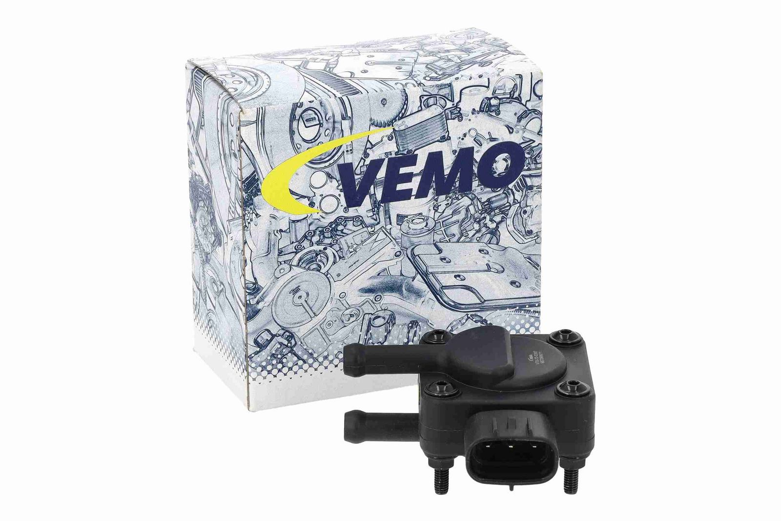 Capteur, pression des gaz échappement