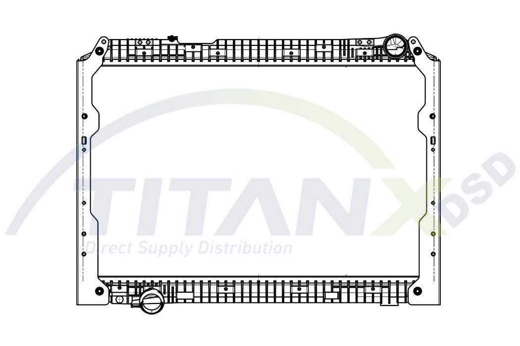 Radiator, racire motor TITANX RX119027