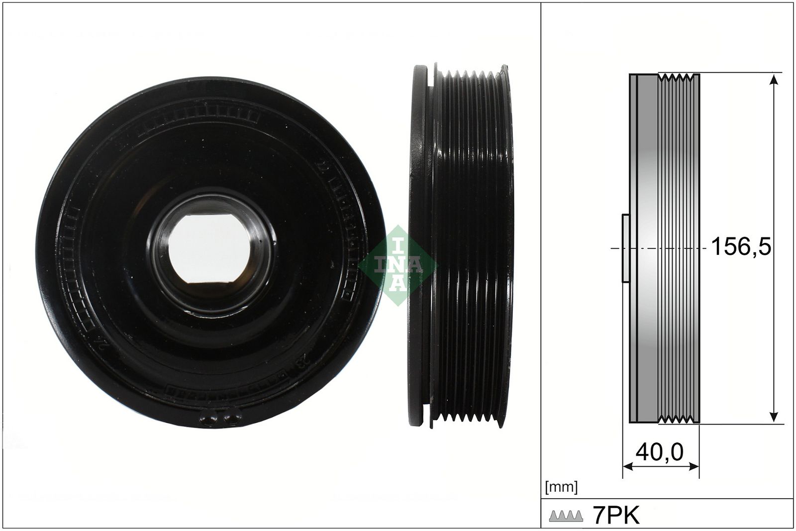 Koło pasowe, wał korbowy SCHAEFFLER INA 544018710
