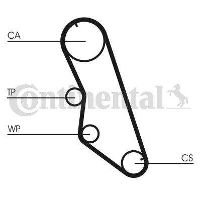 Pompa wodna + zestaw paska rozrządu CONTINENTAL CTAM CT754WP2