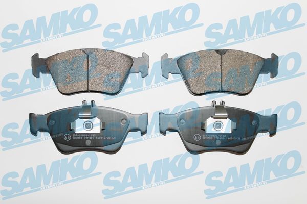 Zestaw klocków hamulcowych, hamulce tarczowe SAMKO 5SP409