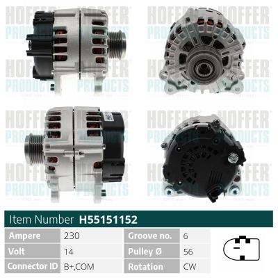 Generator / Alternator HOFFER H55151152