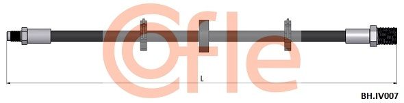 Przewód hamulcowy elastyczny COFLE 92.BH.IV007