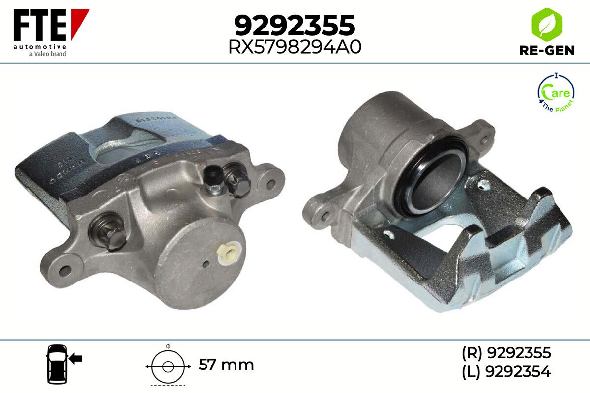 Etrier frana FTE 9292355
