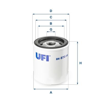 Palivový filter UFI 24.370.00