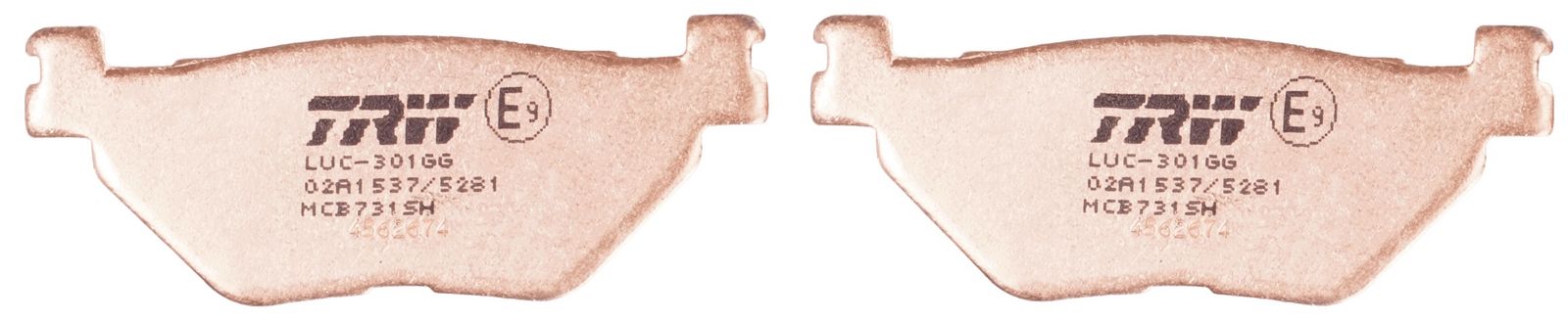 set placute frana,frana disc TRW Sinter Street MCB731SH